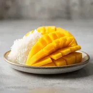 Mango Sticky Rice with Coconut Milk