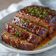 Brown Sugar Glazed Meatloaf: Caramelized