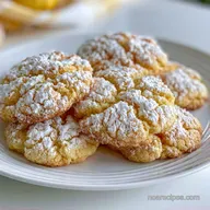 Chewy Lemon Crinkle Cookies for 24