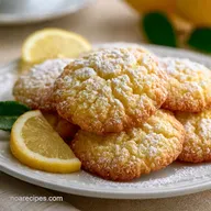 Chewy Soft Lemon Cookies in 21 Minutes