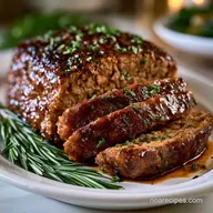 Beef Meatloaf for 8 Servings: Tender