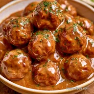 Frozen Meatballs With Gravy in 35 Minutes