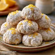 Lemon Snowball Cookies in 57 Minutes