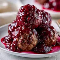 Slow Cooker Grape Jelly Meatballs: BBQ