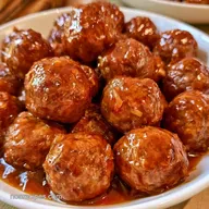 Slow Cooker Honey Garlic Meatballs for 8