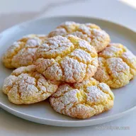 Very Lemon Crinkle Cookies: Soft and Zesty