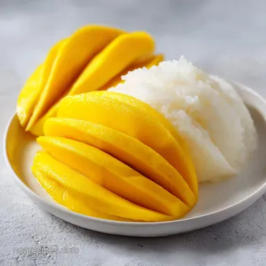 Mango Sticky Rice with Coconut Milk Recipe Card