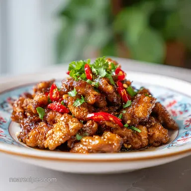 Black Pepper Chicken in 35 Minutes for 4 Servings Recipe Card