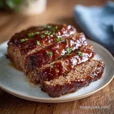 Easy Brown Sugar Meatloaf (8 Servings) Recipe Card