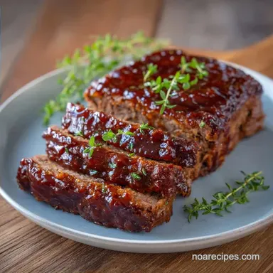 Easy Brown Sugar Meatloaf (8 Servings)