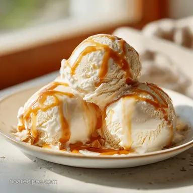 Butterscotch Toffee Ice Cream with Crunchy Toffee Pieces