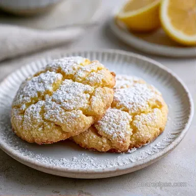 Chewy Soft Lemon Cookies in 21 Minutes Recipe Card