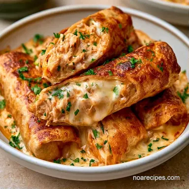 Chicken Flautas in 35 Minutes Recipe Card