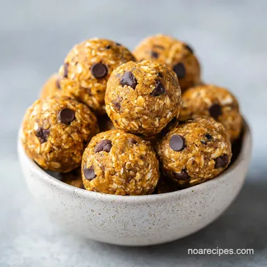 Easy Nobake Energy Bites Recipe: 20 Bites in 15 Minutes Recipe Card