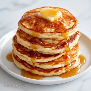 Easy Simple Pancakes in 20 Minutes Recipe Card