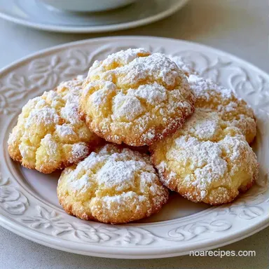 Fluffy Lemon Cookies with Ricotta Recipe Card