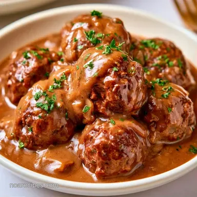 Frozen Meatballs With Gravy in 35 Minutes Recipe Card