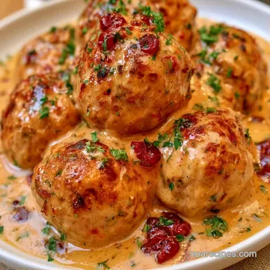 Healthy Swedish Meatballs in 30 Minutes Recipe Card