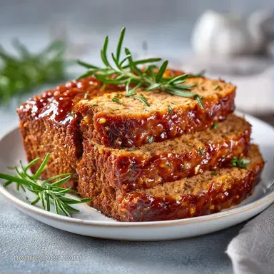 Italian Beef Meatloaf for 6 Servings Recipe Card