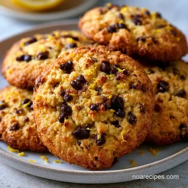 Lemon Chocolate Chip Cookies in 25 Min Recipe Card