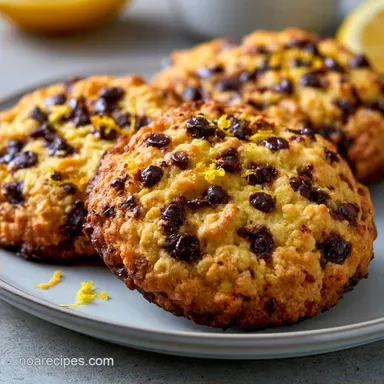 Lemon Chocolate Chip Cookies in 25 Min