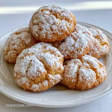 Lemon Powdered Sugar Cookies in 46 Min