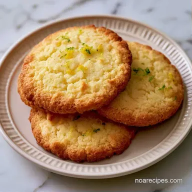 Lemon Shortbread Cookies in 60 Minutes Recipe Card