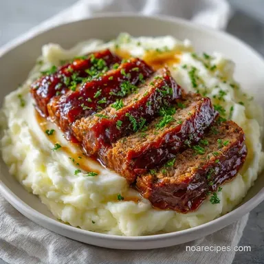 Meatloaf and Potatoes with Creamy Mash
