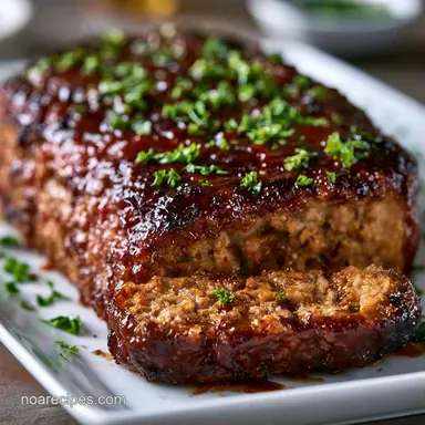 Moist Meatloaf for 12 Servings Recipe Card