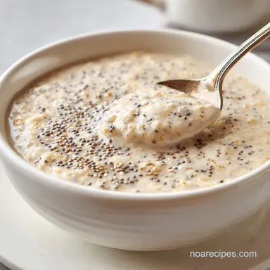 Overnight Chia Oats with Greek Yogurt: Creamy and Velvety Recipe Card