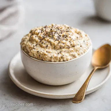 Overnight Chia Oats with Greek Yogurt: Creamy and Velvety