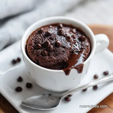 Quick Microwave Mug Cake for One: Fudgy Dessert in 6 Minutes