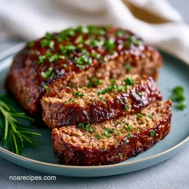 Seasoned Beef Meatloaf for 12 Servings