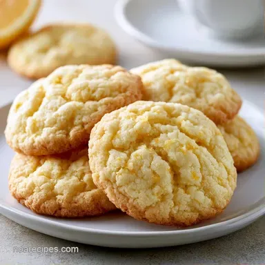Soft Baked Lemon Cookies in 20 Minutes Recipe Card