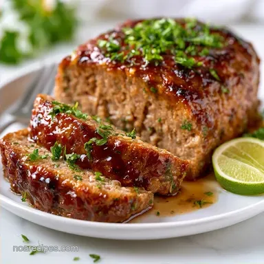 Traditional Ground Beef Meatloaf for 8