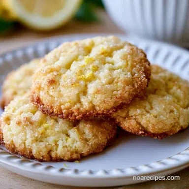 Zesty Lemon Sugar Cookies: Crispy Recipe Card