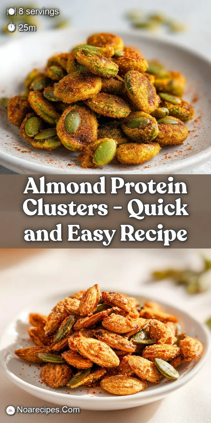 Macro shot of a crumbly almond bite showing a honey-glazed surface and crunchy toasted almond fragments.