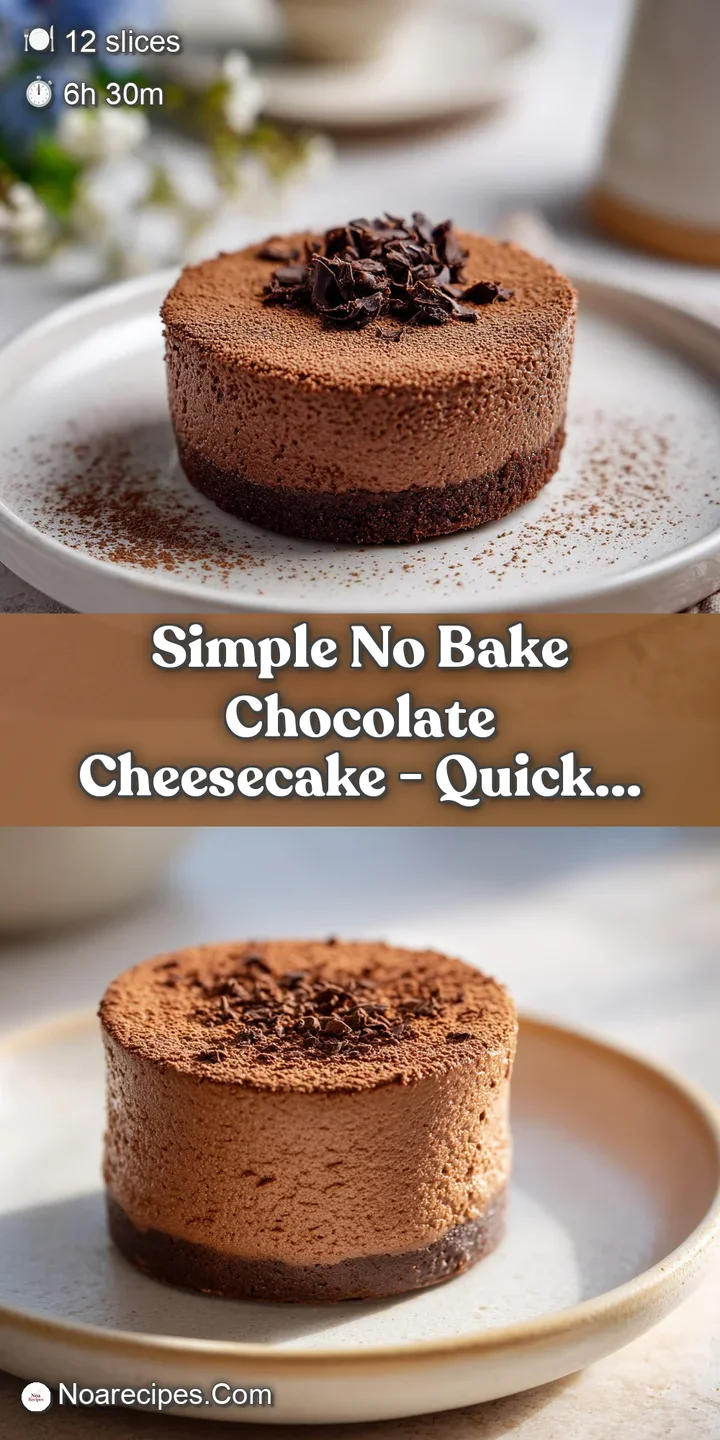 Close-up of the velvety smooth surface of a chocolate cheesecake, showcasing its deep, dark color.