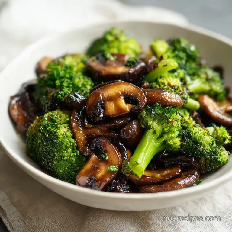 Broccoli and Mushroom Stir Fry: Failure-Proof