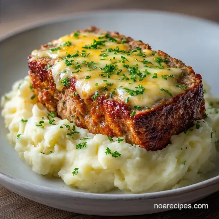 Cheesy Potato Meatloaf Bake: Golden and Hearty