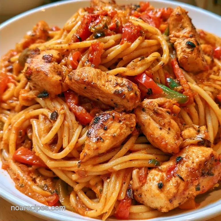 Creamy High Protein Chicken Fajita Pasta