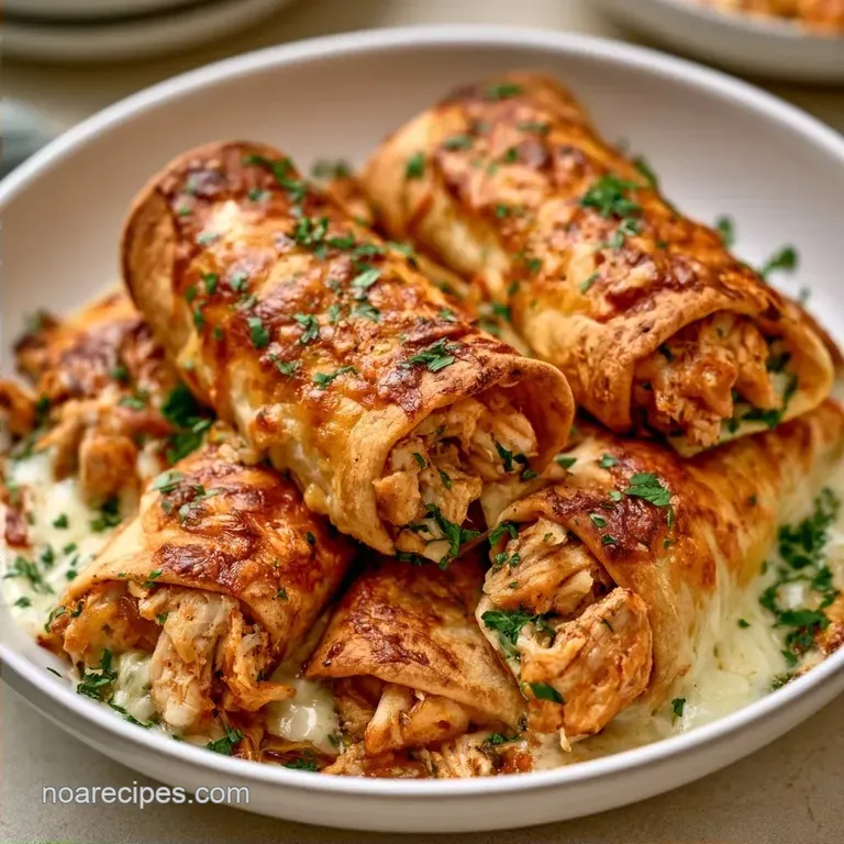 Crispy Homemade Chicken Flautas