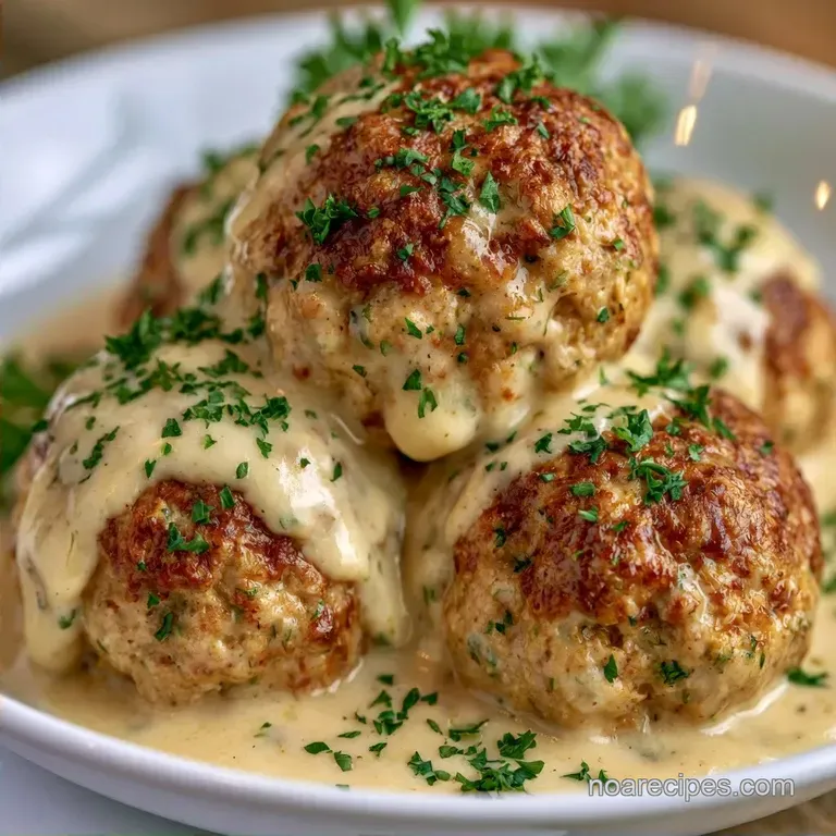 Crockpot Swedish Meatballs with Ground Pork