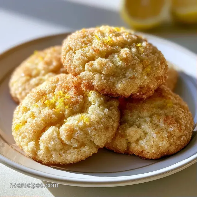 Neatly stacked pale yellow citrus treats on a white marble slab, accented by fresh lemon slices and bright zest.