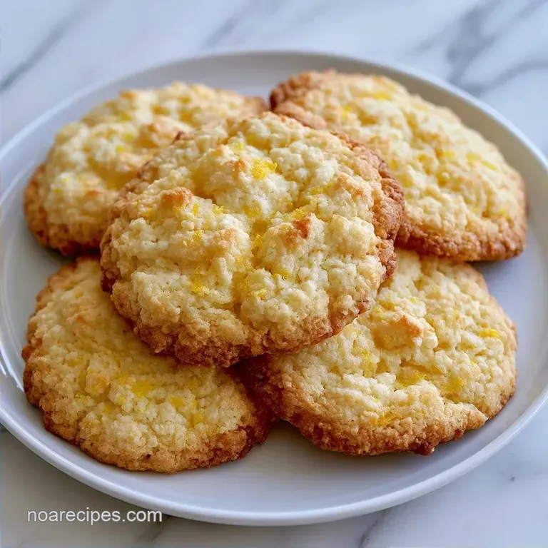 Easy Lemon Butter Cookies with Fresh Zest