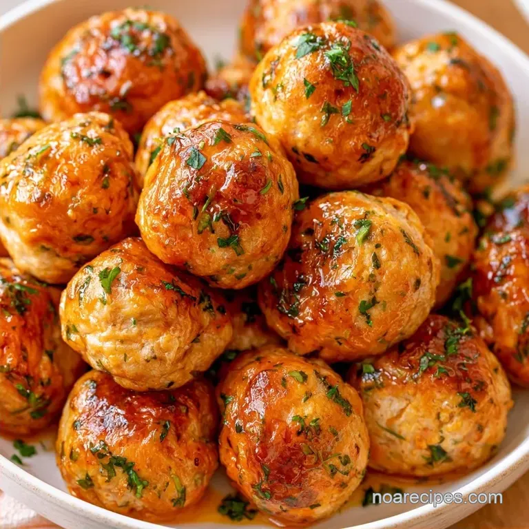 Baked Chicken Meatballs Recipe Healthy