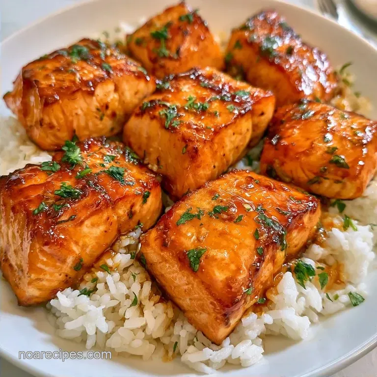 Healthy Crispy Salmon Rice Bowls