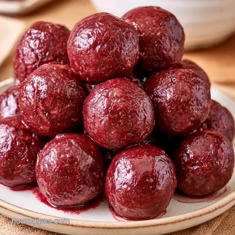 Instant Pot Grape Jelly Meatballs in 10 Minutes