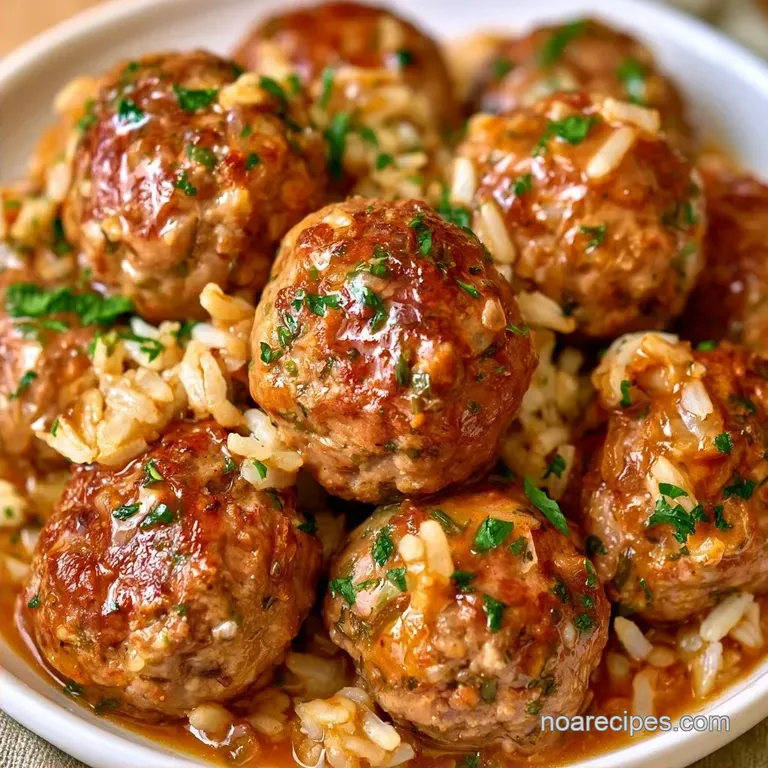 Tender Instant Pot Porcupine Meatballs