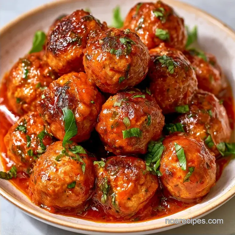 Authentic Italian Meatballs in Sauce